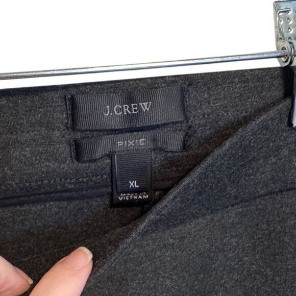 J Crew- Pixie Pont All Day Pant Stretch, Grey XL - Picture 3 of 14
